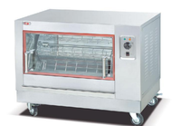 Nouvelle rôtissoire verticale à gaz double porte en acier inoxydable haute efficacité pour poulet et canard, usage commercial pour restaurant, 220V