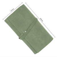 PU cuir 10 fentes retrousser sac voyage étui à cosmétiques ensemble pour fond de teint Blush fard à paupières étanche maquillage brosse pochette