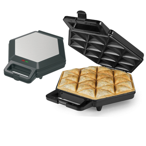 Aifa 1200W Plaques de revêtement antiadhésives Machine à boulettes Samosa Avec 24 grilles de boulettes de samosa - Product Image 2