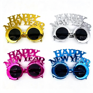 <span class=keywords><strong>Lunettes</strong></span> de fête du Nouvel An 2027 en PC électroplaqué, accessoires photo réutilisables, vente en gros, unisexe adulte - Offre Spéciale - Product Image 1