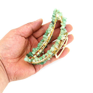 Handmade Luxurious Natural Stone Alloy <strong>Hair</strong> Clips Beauty <strong>Hair</strong> Accessories Clamp <strong>Hair</strong> <strong>Clasp</strong> for Gift - Product Image 3