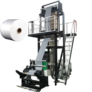 Automatische Pe Biologisch Afbreekbare Maïs Pla Plastic T-shirt Tas Ldpe Krimpen Recycling Plastic Film Blazen Making Machine