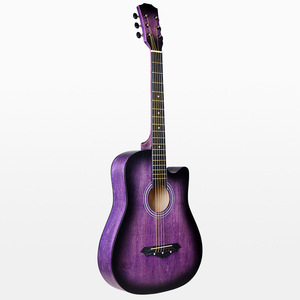 China <span class=keywords><strong>buena</strong></span> <span class=keywords><strong>calidad</strong></span> precios baratos 38 pulgadas pulido práctica guitarras acústicas para la venta - Product Image 6
