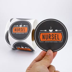 Etiquetas de Vinilo en Rollo Personalizadas, Impresión a Medida, Impermeables, Ecológicas, Duraderas, con Logotipo de Marca, para Empaques de Comida para Llevar de Restaurantes - Product Image 5