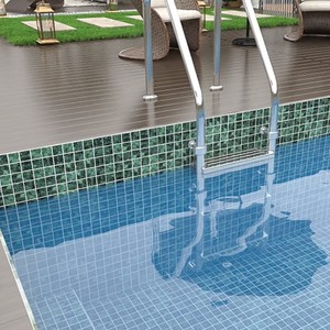 Grande mosaico di marmo di ceramica verde di mattonelle di Design moderno per il <span class=keywords><strong>giardino</strong></span> della foresta piscina bagno di pietra naturale sfondo per il paesaggio - Product Image 3