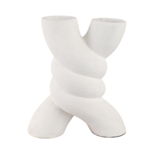 Vaso in Ceramica Intrecciato Scultoreo, Moderno Vaso per Fiori Fatto a Mano per Arredamento Soggiorno e Decorazione Casa - Product Image 1