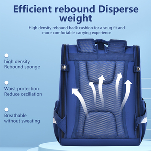 Mochila Escolar de Anime con Diseño Impermeable, Ligera, con Cierre, Correa de Hombro Curva de Nailon y Banda Reflectante - Product Image 3