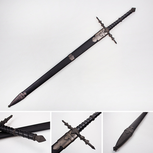 ลอร์ดออฟเดอะริงหมัด/Nazgul ภาพยนตร์ Prop ดาบสไตล์ยุโรปหนังไม้ตะวันตก Scabbard ฟรีกระดานแขวน - Product Image 4