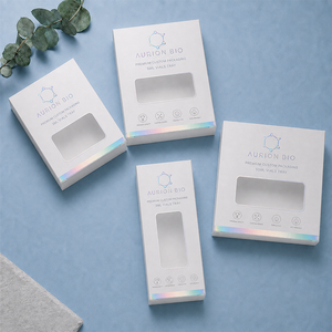 Custom <strong>Holographic</strong> Printed Window Paper Box <strong>Packaging</strong> for 3ml 5ml 10ml Vials - Product Image 3