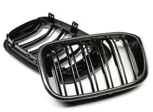 Grille centrale de pare-chocs avant en fibre de carbone modifiée pour X3 X4 X3M X4M G01 G02 G08 F97 F98 - Product Image 2