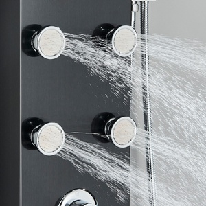 Stainless Steel Wall Mounted Black Shower Column - Product Image 2