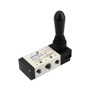 Airtac 4h210-08 5/2 chiều Van điều khiển không khí bằng tay van khí nén tay đòn bẩy loại tay vận hành Van hướng CE chứng nhận - Product Image 3