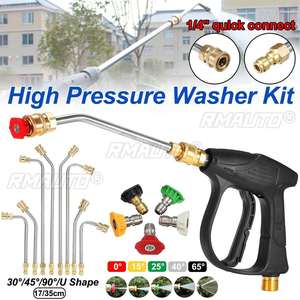 200BAR/3000PSI High Pressure <b>Washer</b> Gun with 5 Nozzles <b>Car</b> Motorcycle Bicycles Water Gun <b>Car</b> Wash Pressure Water Nozzle Cleaning - Product Image 2