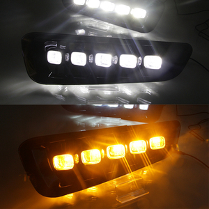 Đèn <span class=keywords><strong>LED</strong></span> chạy ban ngày DRL cho xe Ford Raptor SVT F150 2016 2017 2018 2019 2020 tích hợp đèn xi nhan và đèn sương mù - Product Image 3