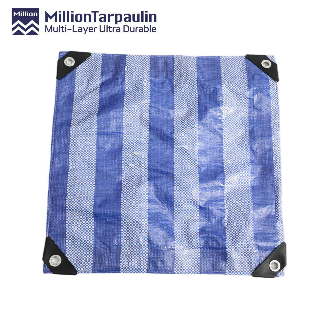 MILLION Weather Resistant PP PE Tarpaulin Wear Resistant Windproof Anti Dust Outdoor Yard Construction Protective Fabric Sheet