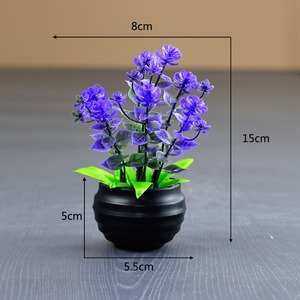 Bonsaï <span class=keywords><strong>en</strong></span> plastique d'<span class=keywords><strong>eucalyptus</strong></span> artificiel pour la décoration du salon, mini plantes <span class=keywords><strong>en</strong></span> <span class=keywords><strong>pot</strong></span> <span class=keywords><strong>en</strong></span> plastique - Product Image 5