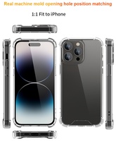 Funda de teléfono móvil transparente HD para iPhone 17 16 15 Promax 14Plus 13 12 Pro, protección de cuerpo completo, funda dura a prueba de golpes para Apple 11