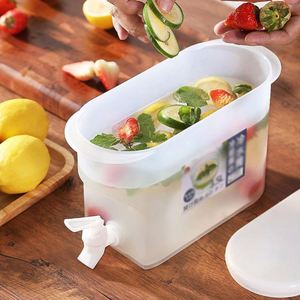 <b>Refrigerated</b> Plastic Beverage Dispenser with Tap for Kitchen Use Injection-Molded Modern Design Dustproof - Product Image 4