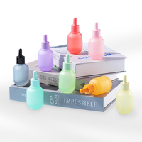 Bouteilles compte-gouttes en verre mat les plus vendues, personnalisables, colorées, 30 ml, imprimées sur mesure pour huiles essentielles