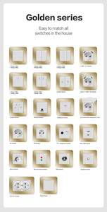 यू एल्यूमीनियम चार रंग usb प्रकार सी दीवार पुनर्ग्रहण सॉकेट आउटलेट यूरोप गेलोप जर्मनी स्कुको 2 पी + ई सॉकेट यूएसबी सी के साथ - Product Image 2