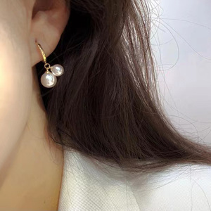 WENCHI Argent 925 DIY Accessoire de mode pour boucles d'oreilles, crochet d'oreille avec perle ronde de 6-8mm et support de perle vide, Modèle 11354 Chine - Product Image 3