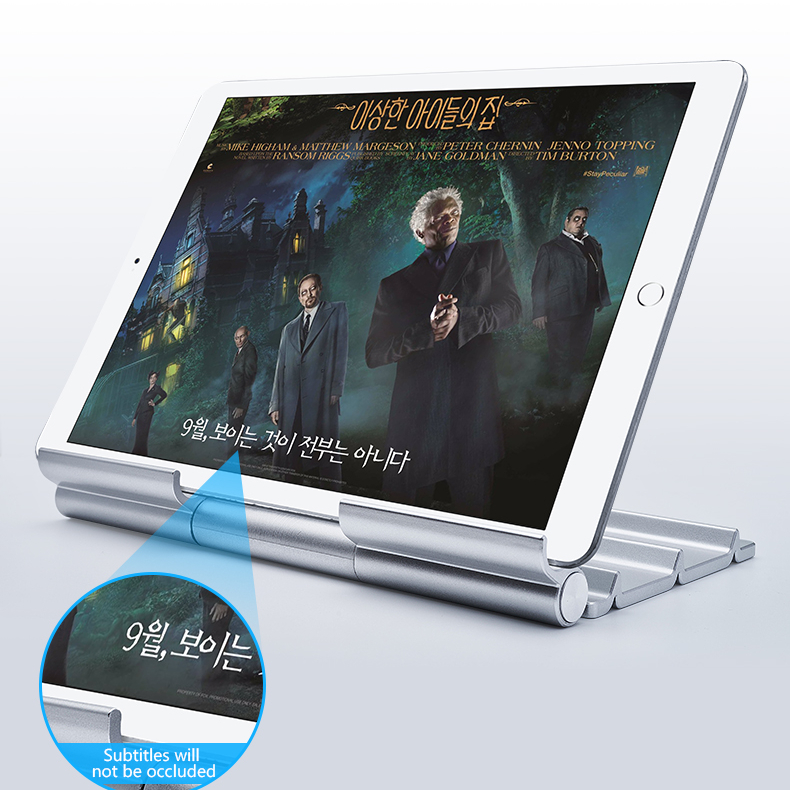 Новинка 2021, портативный складной держатель для планшета из АБС-пластика, регулируемый для хранения ручек, телефонов, планшетов и пультов дистанционного управления