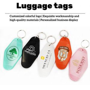 Porte-clés en acrylique personnalisé avec logo, style vintage, pour hôtel, avec impression à chaud, porte-clés vierges, cadeaux promotionnels - Product Image 6