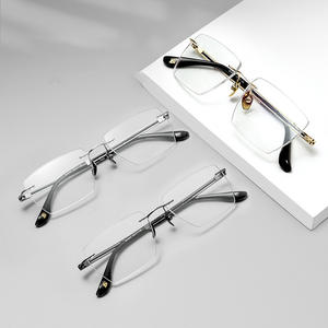 <span class=keywords><strong>2026</strong></span> Yüksek Kaliteli Çerçevesiz Kare Gözlük Optik Çerçeve Unisex Gözlük Çerçeveleri Titanyum Gözlük Çerçevesi - Product Image 2