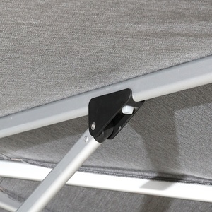 Sombrilla de Aluminio Moderna de 2.7 Metros, Impermeable, para Exteriores, con Poste de 40 mm de Diámetro y 8 Varillas, para Uso en Hoteles y Mobiliario, DC-UP-221 - Product Image 4