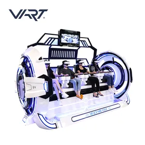 Nhà Máy Giá VR Arcade VR Ghế Chuyển Động Chụp Gia Đình Thực Tế Ảo Trò Chơi Máy 9D VR 4 Chỗ Ngồi Rạp Chiếu Phim