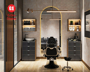 Professional Barber Shop Furniture | Modern Salon Interior Design & Custom Shop Fitting Service - Product Image 3