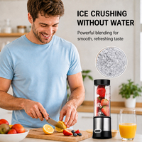 Draagbare blender, sapcentrifuge, 126W, hoge snelheid, persoonlijke blender voor de keuken, oplaadbare sapcentrifuge