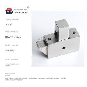 قفل باب إغلاق أوتوماتيكي من نوع دفع NIWO DK637 مع تشطيب مصقول سهل التركيب - Product Image 3