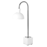 Airuisi Commercial Acier inoxydable 275W Noir/Marbre Couleur Infrarouge Lampe Chauffante Alimentaire Lumière Chauffante Buffet Restaurant Hôtel