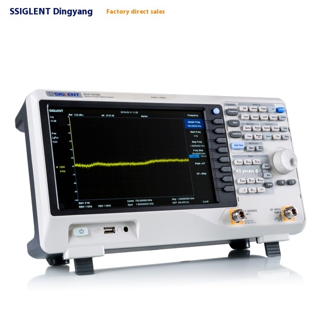 Siglent Electronic High-End SVA1015X Series 9K-1.5 Spectrum Meter Vector Network Analyzer Measuring Instruments