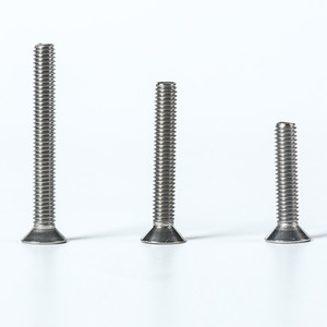 Tornillos de Cabeza Cónica de Acero Inoxidable M5 M6 M8 M10 M12 DIN7991 Clase 8.8 A2-70 para Uso en Construcción - Product Image 1