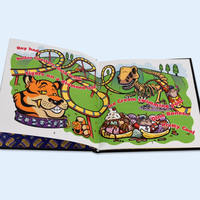 Bible pour enfants personnalisée à couverture rigide, impression offset, estampage à chaud, revêtement UV, couverture dorée, papier d'art, taille personnalisée pour