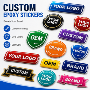 Etiquetas de Poliuretano (PU) con Impresión Personalizada, Forma Personalizada, 3D, con Resina Epoxi - Product Image 1