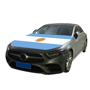 Funda para Capó de Coche con la Bandera de Argentina, Funda para Motor de Coche con Efecto de Impresión por Transferencia de Calor, Tamaño Personalizado, Tejido Elástico - Product Image 2