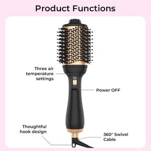<span class=keywords><strong>Brosse</strong></span> à air chaud de vente chaude sèche-cheveux de haute qualité meilleure <span class=keywords><strong>brosse</strong></span> <span class=keywords><strong>ronde</strong></span> pour le séchage par soufflage pour la <span class=keywords><strong>brosse</strong></span> à cheveux électrique à usage domestique - Product Image 3