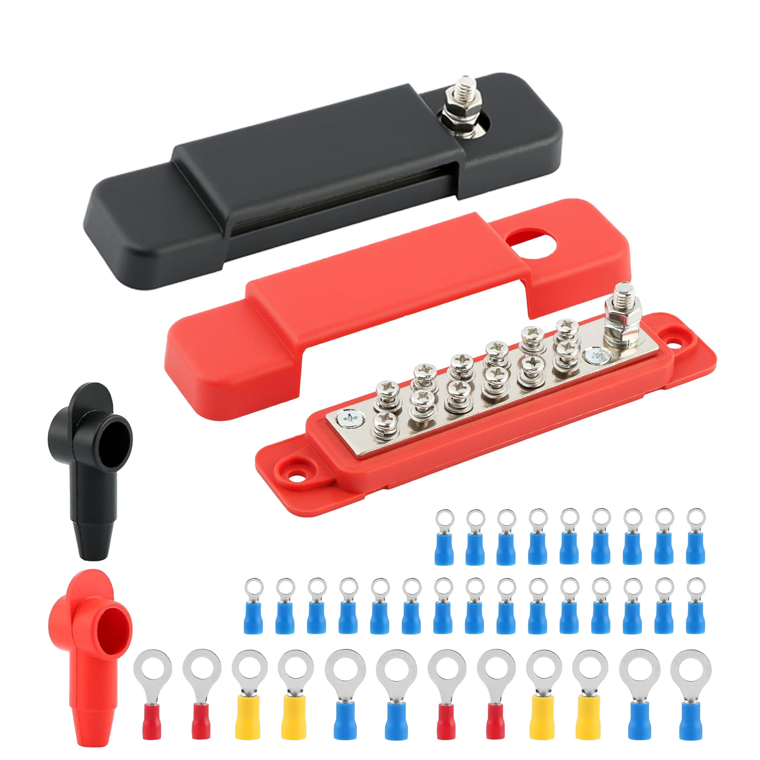 Barre omnibus 12 noire et rouge