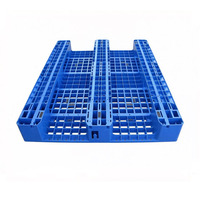 Palette en plastique empilable, palette en plastique robuste pour usage industriel, palette en plastique HDPE de grande taille pour entrepôt