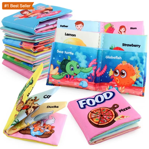 หนังสือผ้าสำหรับเด็กเล็ก จูมอน คัสตอม บุ๊คส์ ของเล่นเสริมพัฒนาการ หนังสือภาพผลไม้ สัตว์ ตัวเลข อาหาร สำหรับเด็กวัยเตาะแตะ JBK-1 - Product Image 4