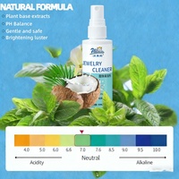 Spray Moussant Nettoyant Écologique Personnalisé pour Bijoux en Or et Argent, Anti-Jaunissement et Blanchissant, pour Perles et Colliers
