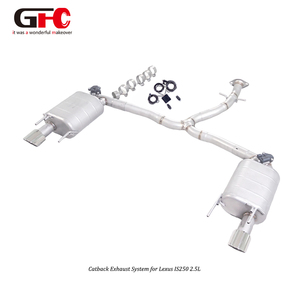 Silenciador <span class=keywords><strong>de</strong></span> <span class=keywords><strong>Escape</strong></span> Trasero GFC para Lexus IS250 IS300 IS350 2006-2012, Sistema <span class=keywords><strong>de</strong></span> <span class=keywords><strong>Escape</strong></span> con Válvula Eléctrica, Hecho <span class=keywords><strong>de</strong></span> <span class=keywords><strong>Tubo</strong></span> SUS304 - Product Image 4