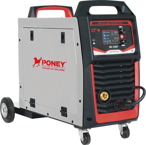 Machine à souder MIG industrielle Synergy Double Pulse Digital IGBT 200A pour acier inoxydable et aluminium, MIG-250DP, gaz CO2 - Product Image 2