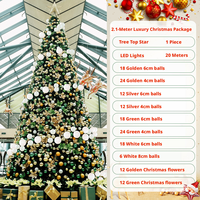 Grand arbre de Noël personnalisé en fibre optique de haute qualité avec base autoportante, 1,5-12 m, décoration de Noël extérieure avec kit d'éclairage LED