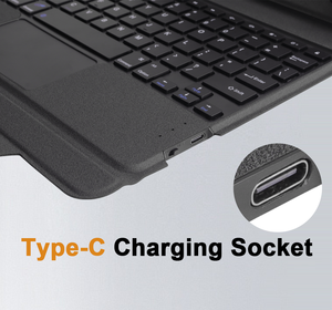 Funda Universal para tableta de fabricación directa de fábrica con teclado mágico para funda de tableta de Material de cuero suave y liso de 9-11 pulgadas - Product Image 3