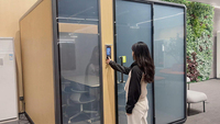 Cabine de travail insonorisée pour bureau, isolation médicale et de soins, cabine téléphonique acoustique pour réunions et concentration, facilement démontable