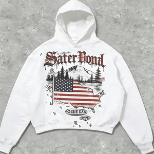 <span class=keywords><strong>Felpa</strong></span> Oversize con Stampa Teschio Gotico Personalizzata di Alta Qualità - 100% Cotone, Streetwear da Uomo - Product Image 5